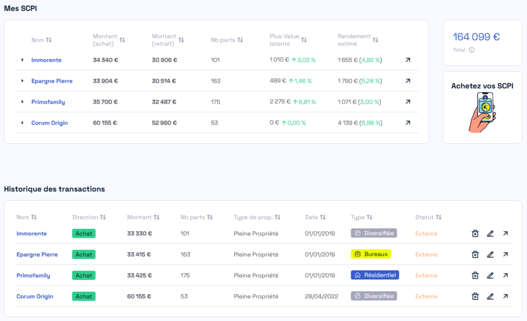 portefeuille-SCPI louve invest